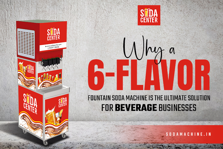 6 flavors fountain soda machine | best quality soda machine