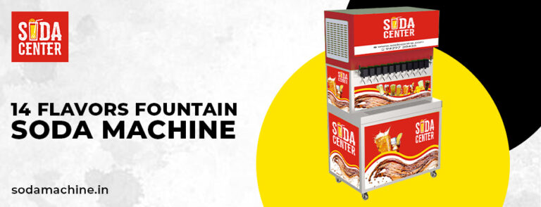 14 flavors fountain soda machine