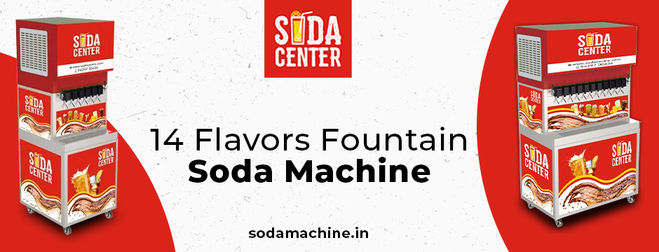 14 flavors fountain soda machine